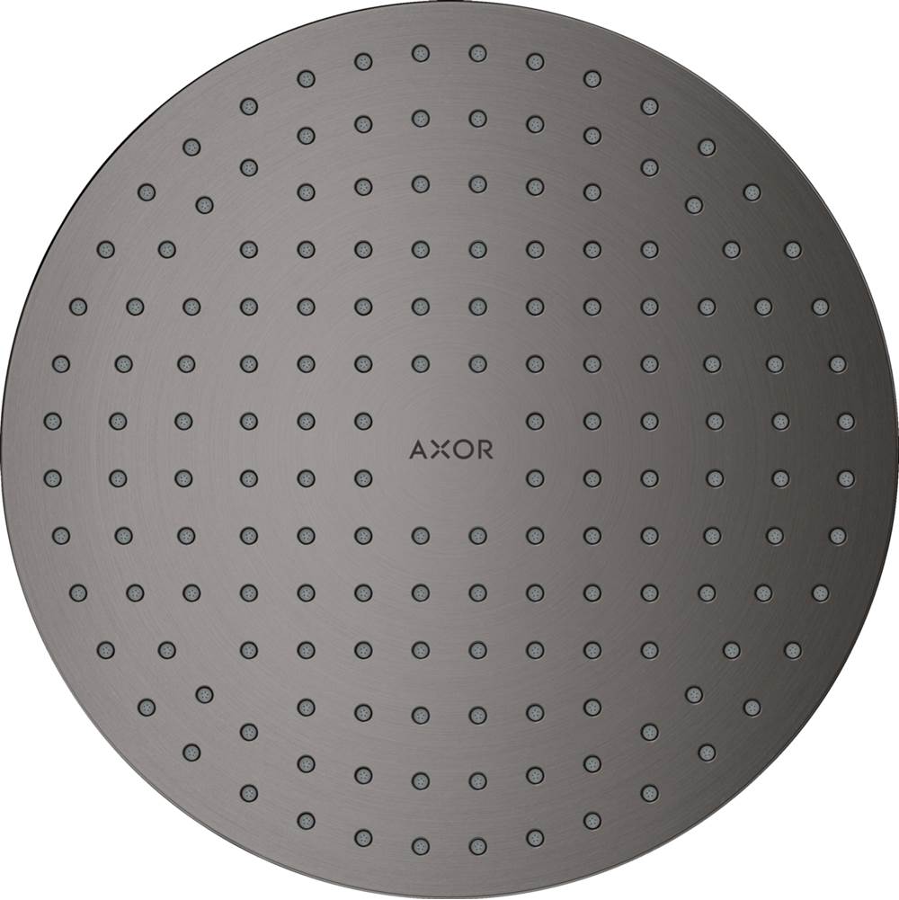 Axor ShowerSolutions Showerhead 250 2-Jet, 2.5 GPM in Brushed Black Chrome