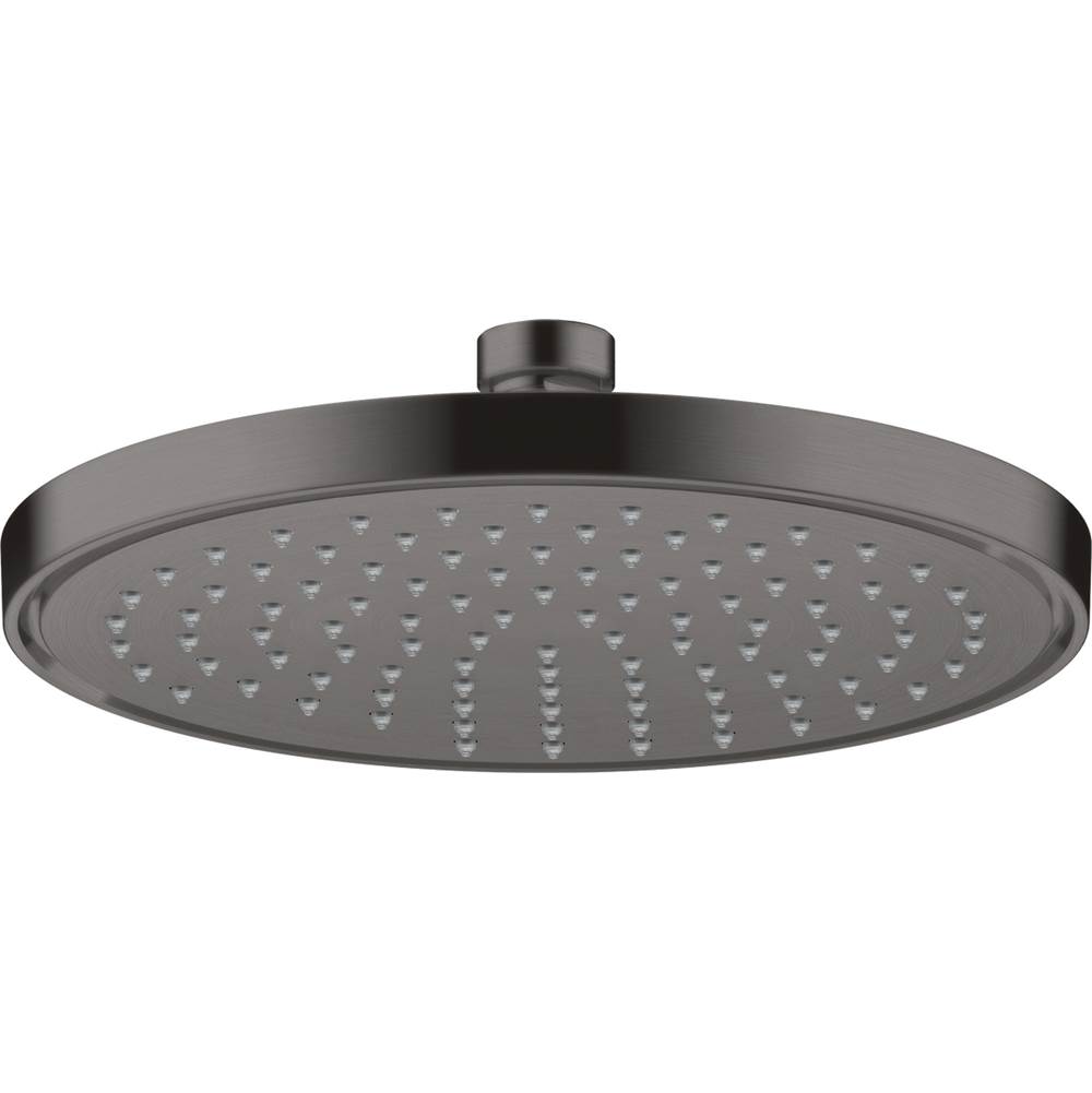 Axor Conscious Showers Showerhead 220 1-Jet, 1.75 GPM in Brushed Black Chrome