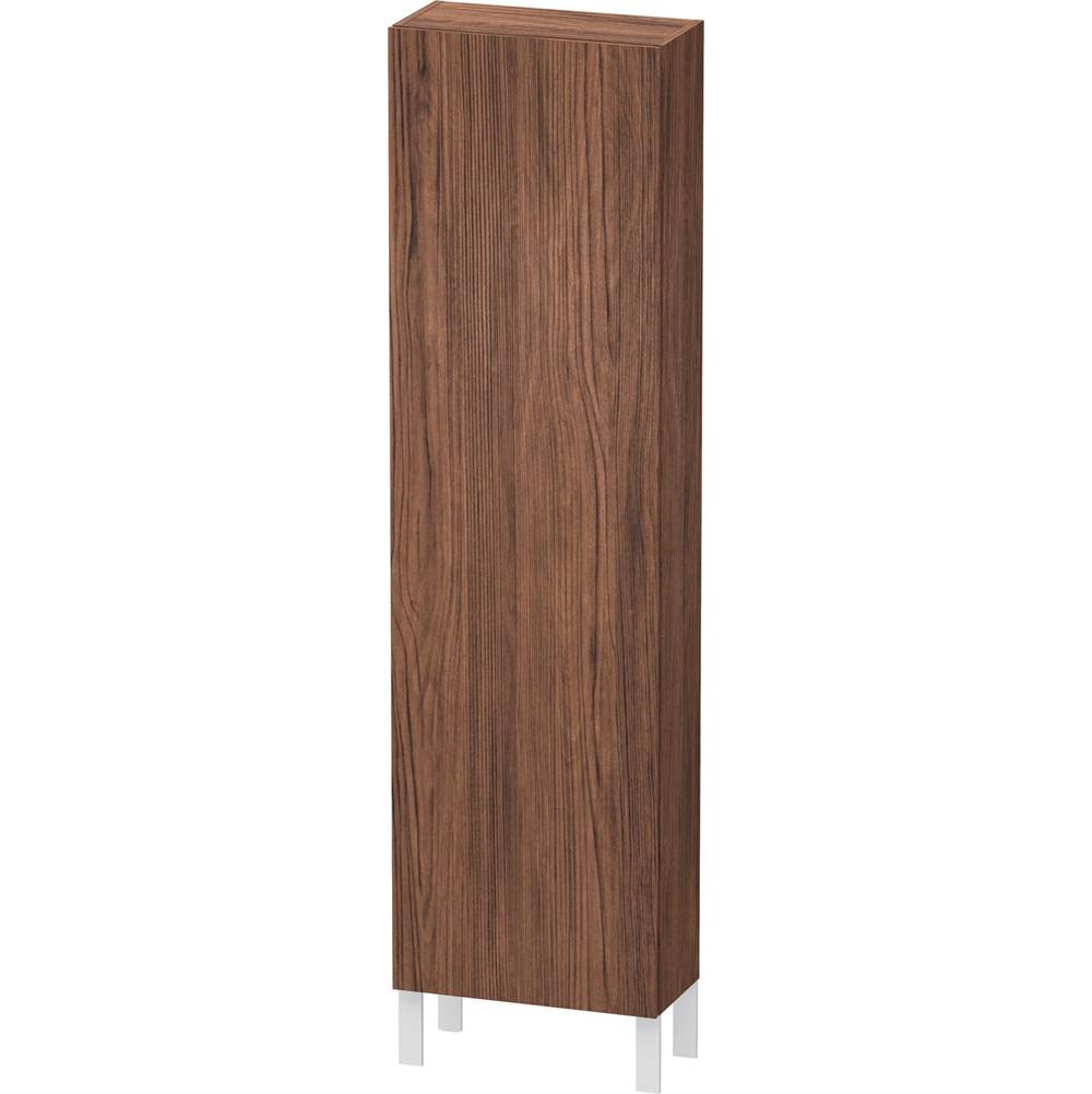 Duravit L-Cube Tall Cabinet Walnut Dark