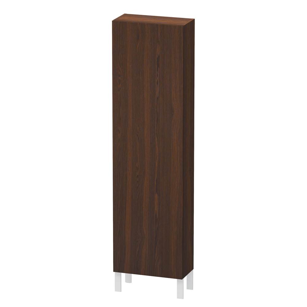 Duravit L-Cube Tall Cabinet Walnut Brushed