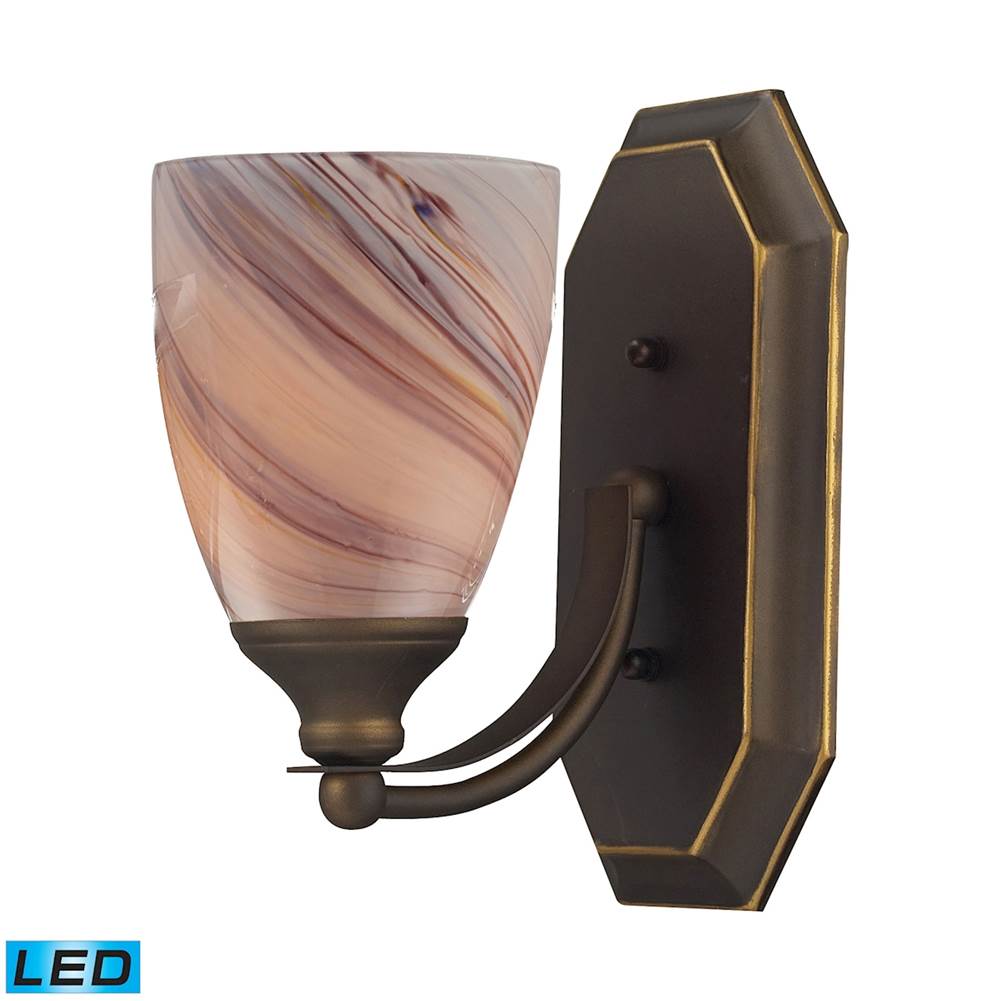 Elk Lighting Mix and Match Vanity 5'' Wide 1-Light Vanity Light - Aged Bronze