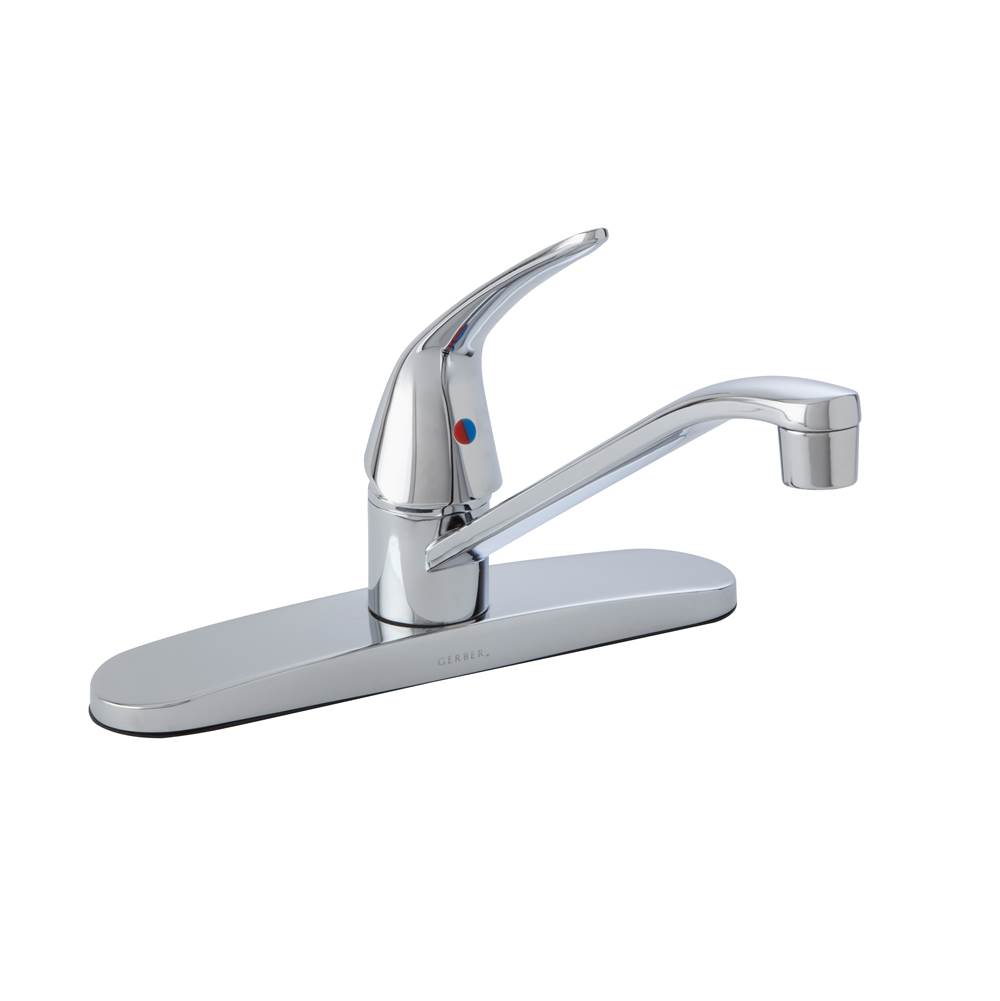 Gerber Plumbing Maxwell SE 1H Kitchen Faucet w/out Spray & w/ Washerless Cartridge 1.75gpm Chrome