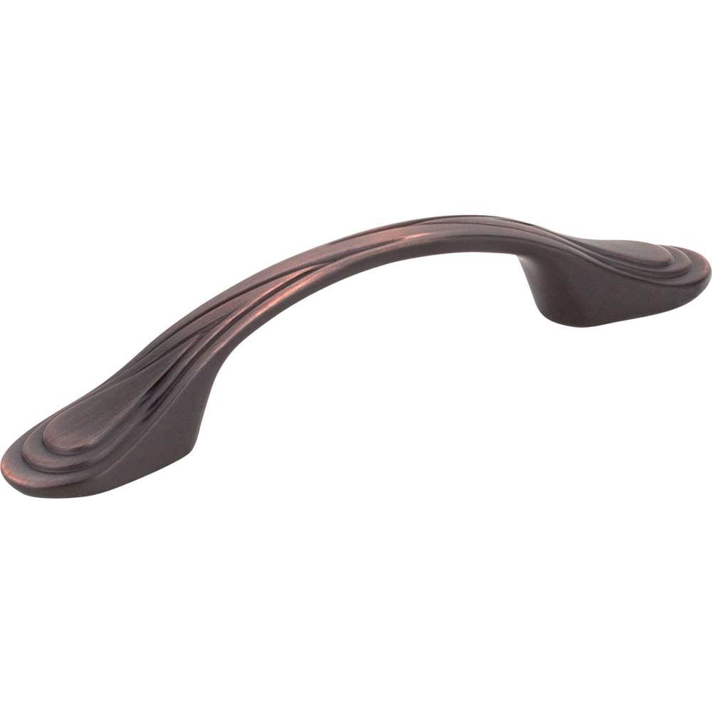Hardware Resources 3'' Center-to-Center Brushed Oil Rubbed Bronze Westbury Cabinet Pull