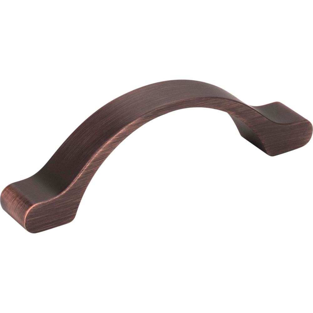 Hardware Resources 3'' Center-to-Center Brushed Oil Rubbed Bronze Arched Seaver Cabinet Pull