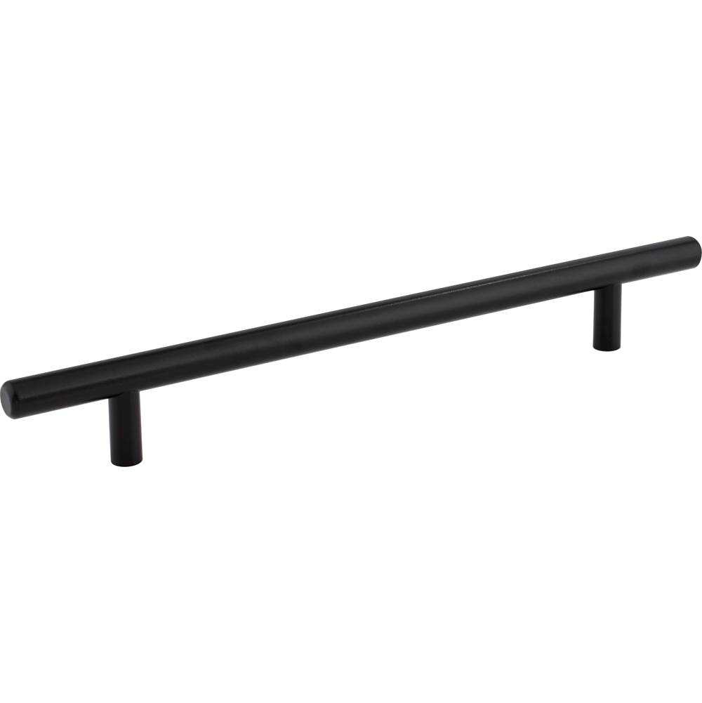Hardware Resources 192 mm Center-to-Center Hollow Matte Black Stainless Steel Naples Cabinet Bar Pull