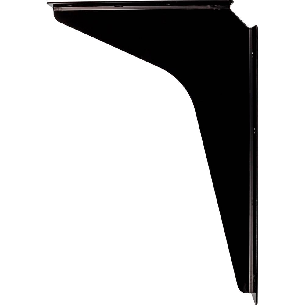 Hardware Resources 8'' x 12'' Black Workstation Bracket Sold by the Pair