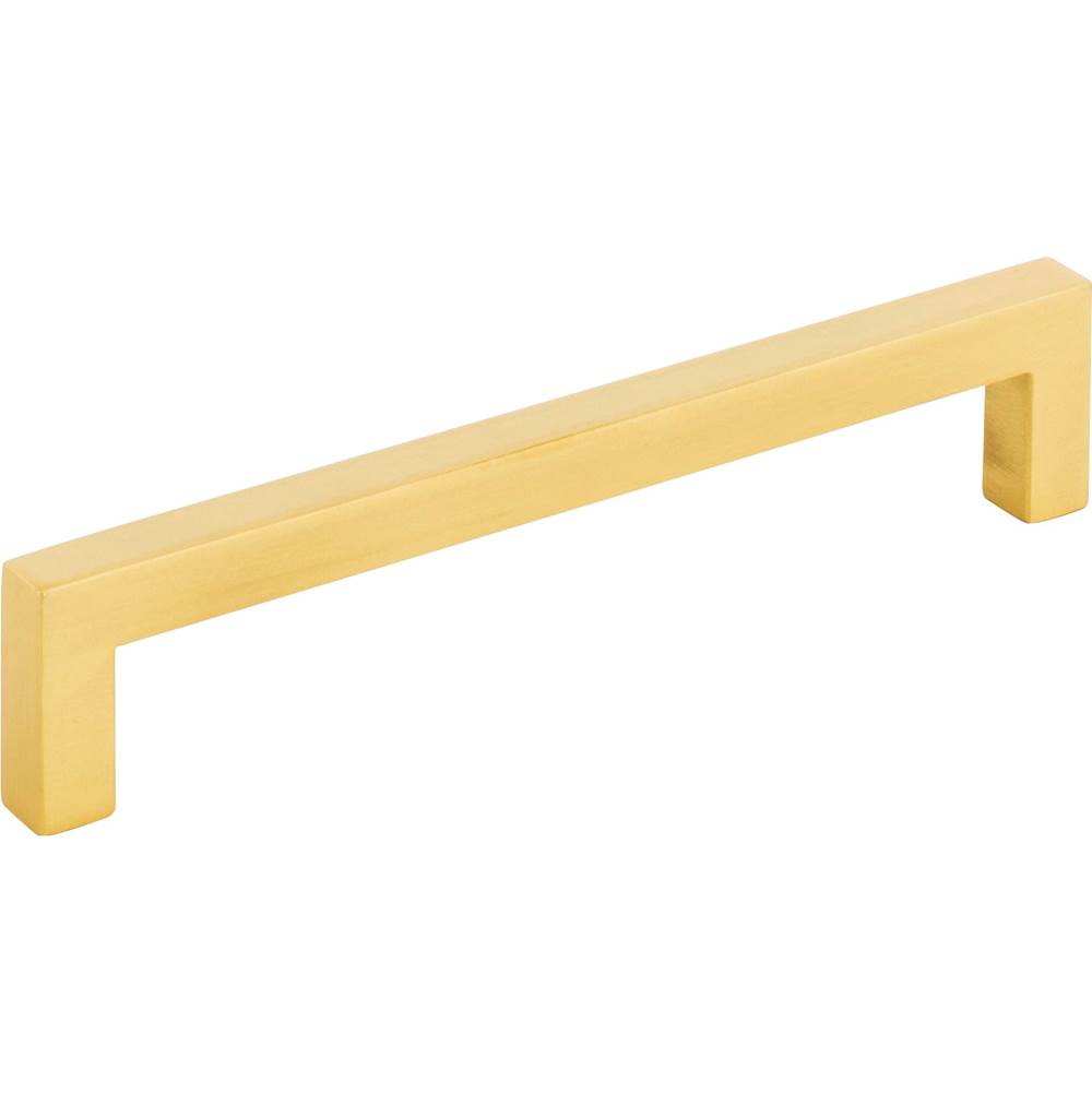 Hardware Resources 128 mm Center-to-Center Brushed Gold Square Stanton Cabinet Bar Pull