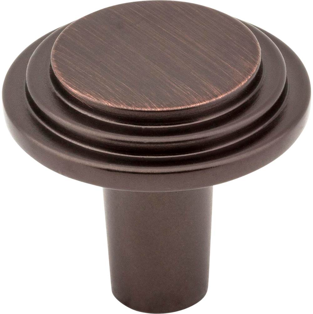 Hardware Resources 1-1/8'' Diameter Brushed Oil Rubbed Bronze Round Calloway Cabinet Knob