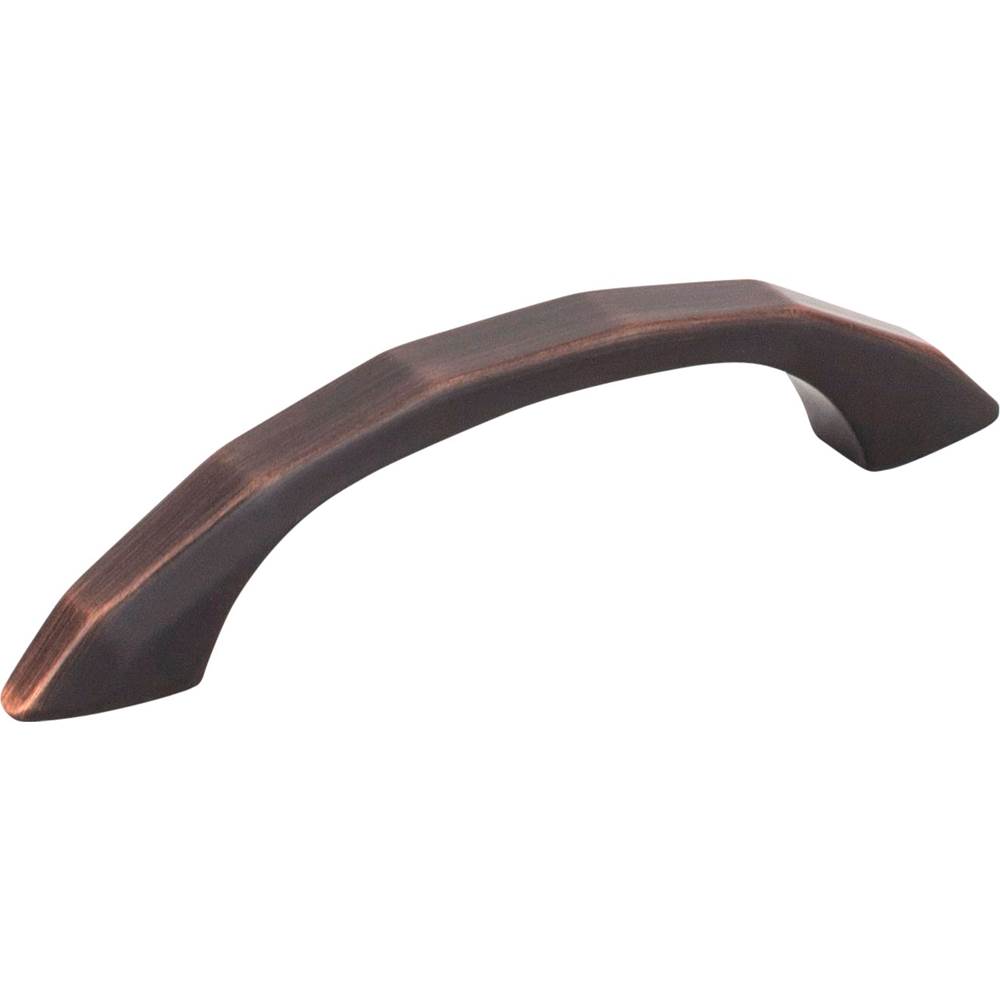 Hardware Resources 3'' Center-to-Center Brushed Oil Rubbed Bronze Arched Geometric Drake Cabinet Pull
