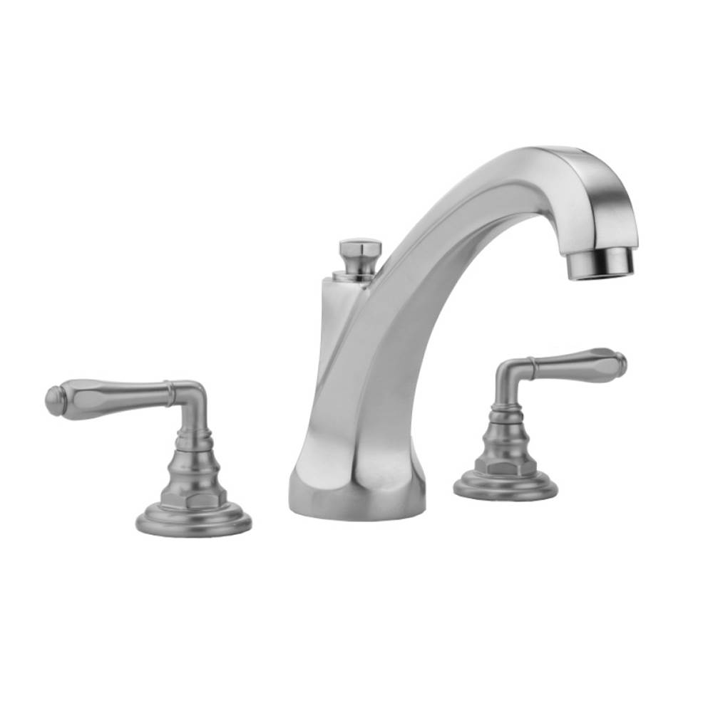 Jaclo Westfield Roman Tub Set with High Spout and Smooth Lever Handles