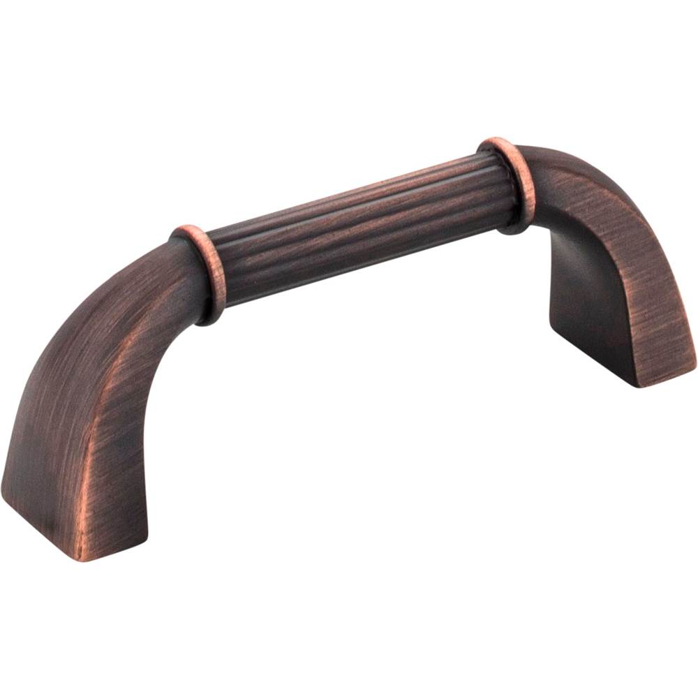 Jeffrey Alexander 3'' Center-to-Center Brushed Oil Rubbed Bronze Cordova Cabinet Pull
