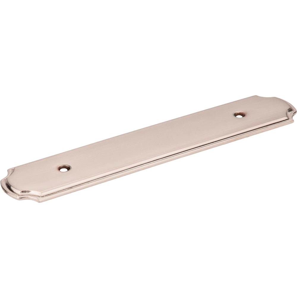 Jeffrey Alexander 6-1/8'' O.L. (96 mm Center-to-Center) Satin Nickel Rope Pull Backplate