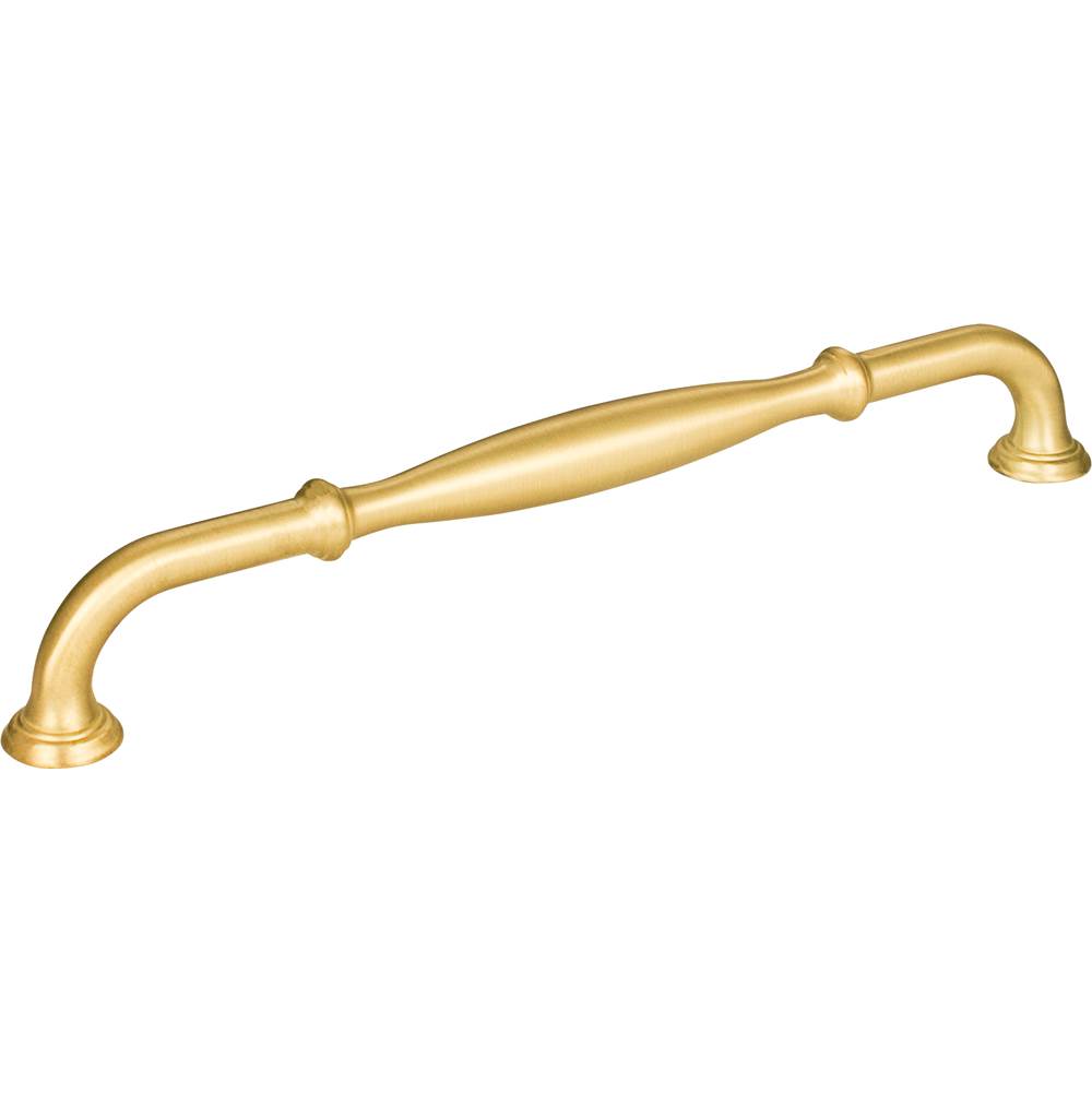 Jeffrey Alexander 224 mm Center-to-Center Brushed Gold Tiffany Cabinet Pull