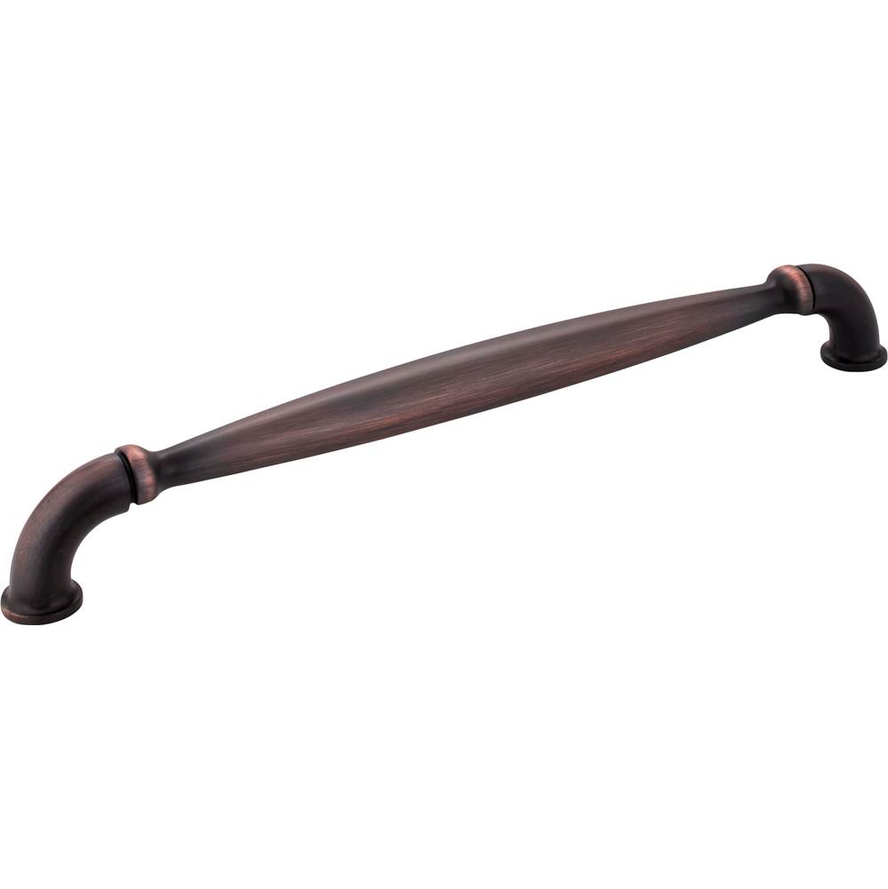 Jeffrey Alexander 12'' Center-to-Center Brushed Oil Rubbed Bronze Chesapeake Appliance Handle