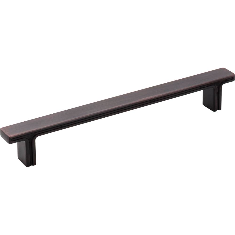 Jeffrey Alexander 160 mm Center-to-Center Brushed Oil Rubbed Bronze Square Anwick Cabinet Pull