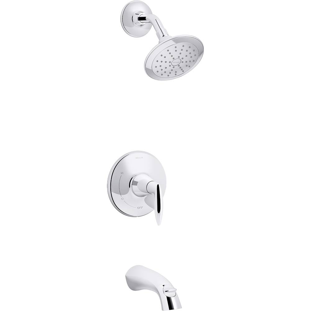 Kohler Alteo® Rite-Temp® bath and shower trim with lever handle and 1.75 gpm showerhead