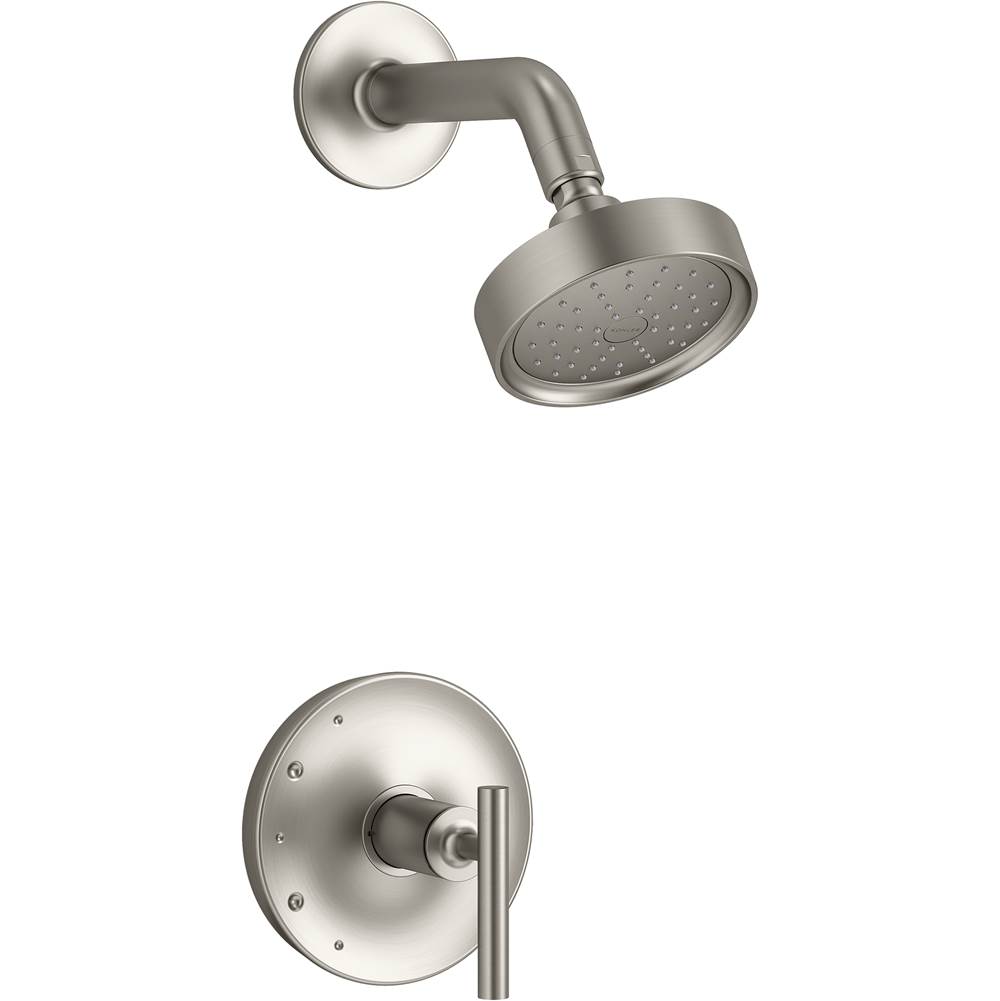 Kohler Purist® Rite-Temp® shower trim with lever handle and 1.75 gpm showerhead