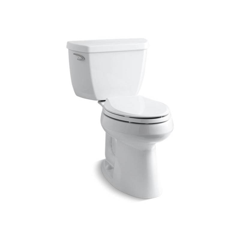 Kohler Highline® Classic Comfort Height® Two-piece elongated 1.28 gpf chair height toilet with 10'' rough-in