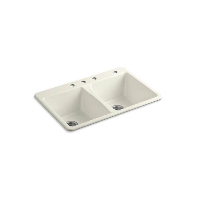 Kohler Deerfield® 33'' x 22'' x 9-5/8'' top-mount double-equal kitchen sink