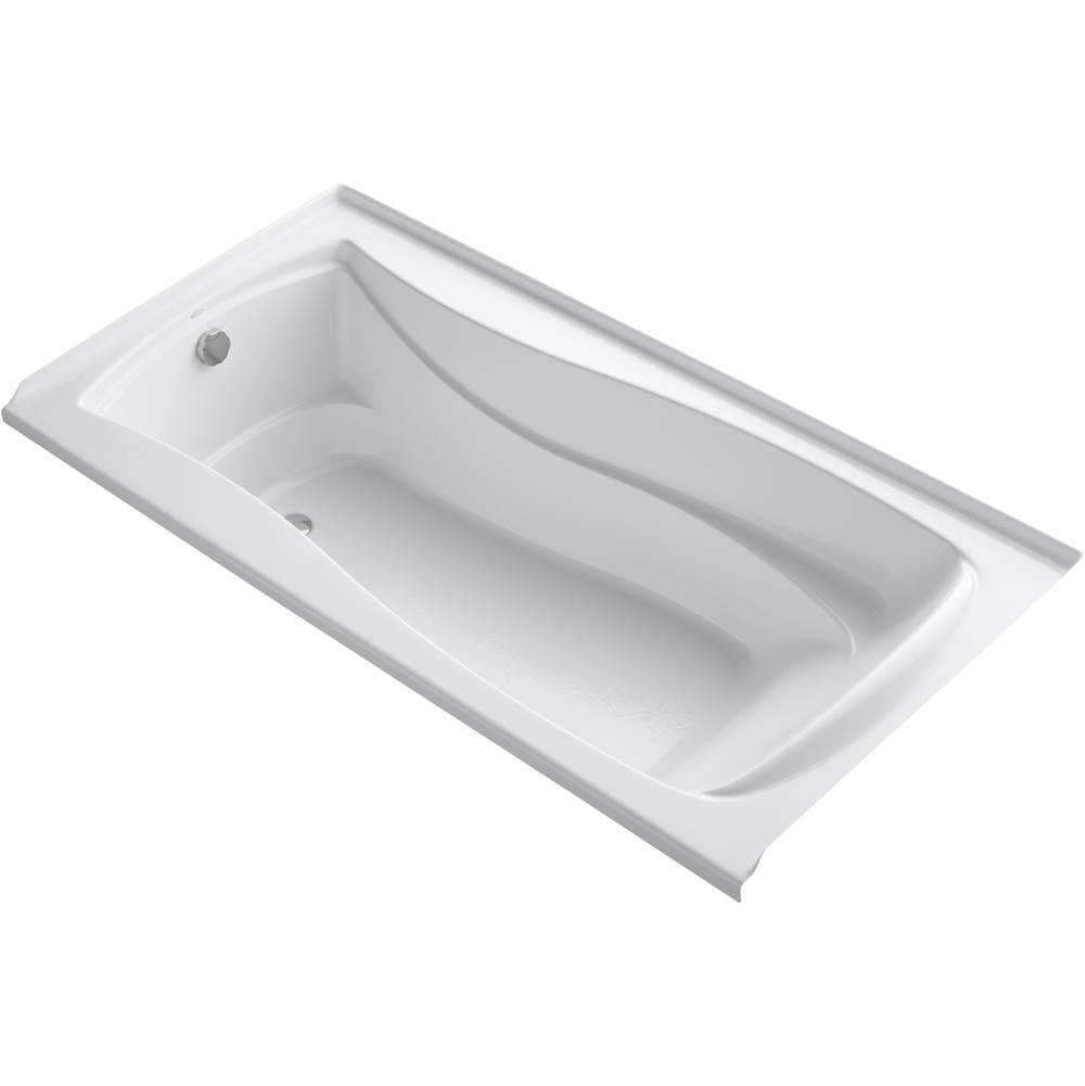 Kohler Mariposa® 72'' x 36'' integral flange Heated BubbleMassage™ air bath with left-hand drain