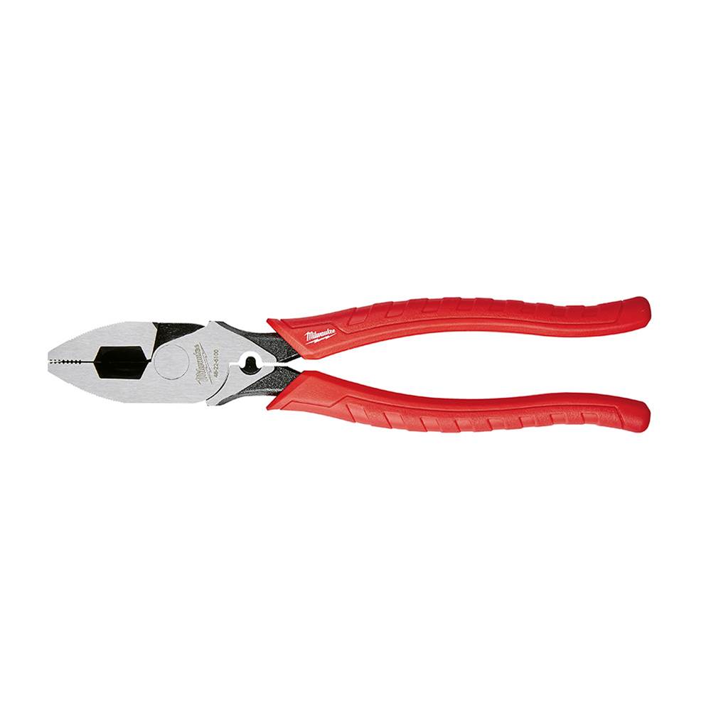 Milwaukee Tool 9'' Comfort Grip High Leverage Lineman Pliers With Crimper