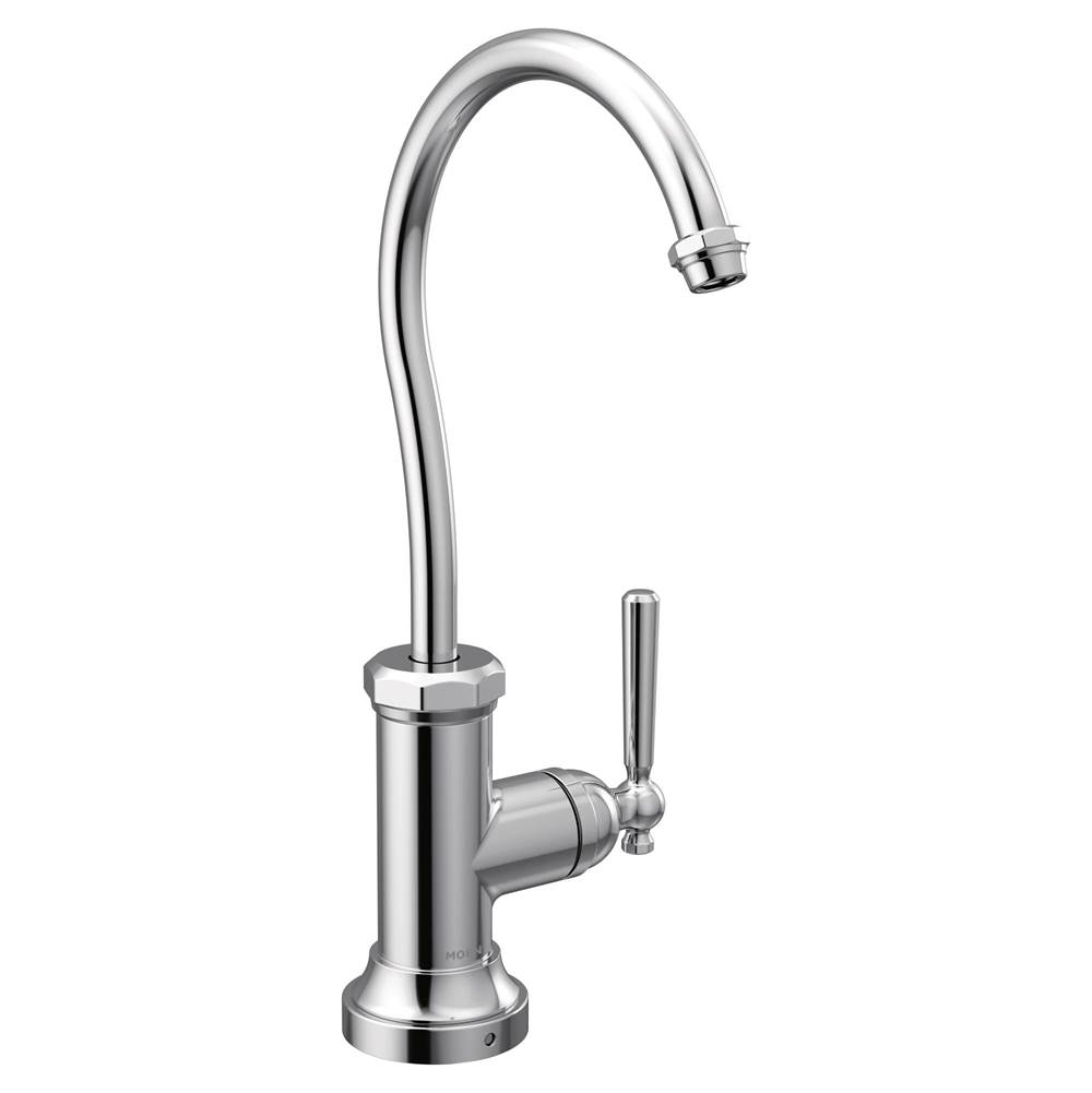 Moen Paterson Sip Industrial Cold Water Kitchen Beverage Faucet with Optional Filtration System, Chrome