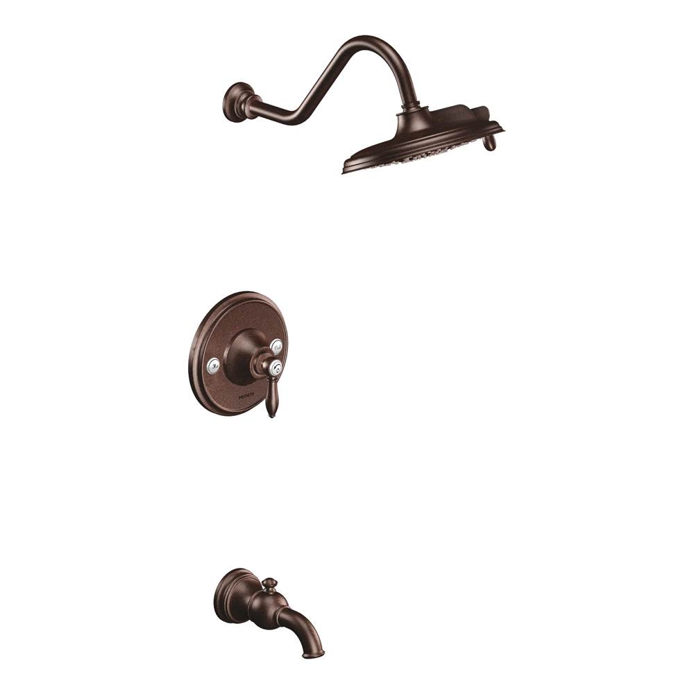 Moen Weymouth 1-Handle Posi-Temp Tub and Shower Trim Kit in Oil Rubbed Bronze (Valve Sold Separately)