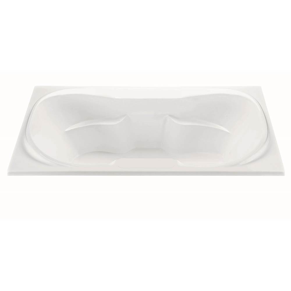 MTI Baths Tranquility 1 Dolomatte Drop In Ultra Whirlpool - White (72X42)