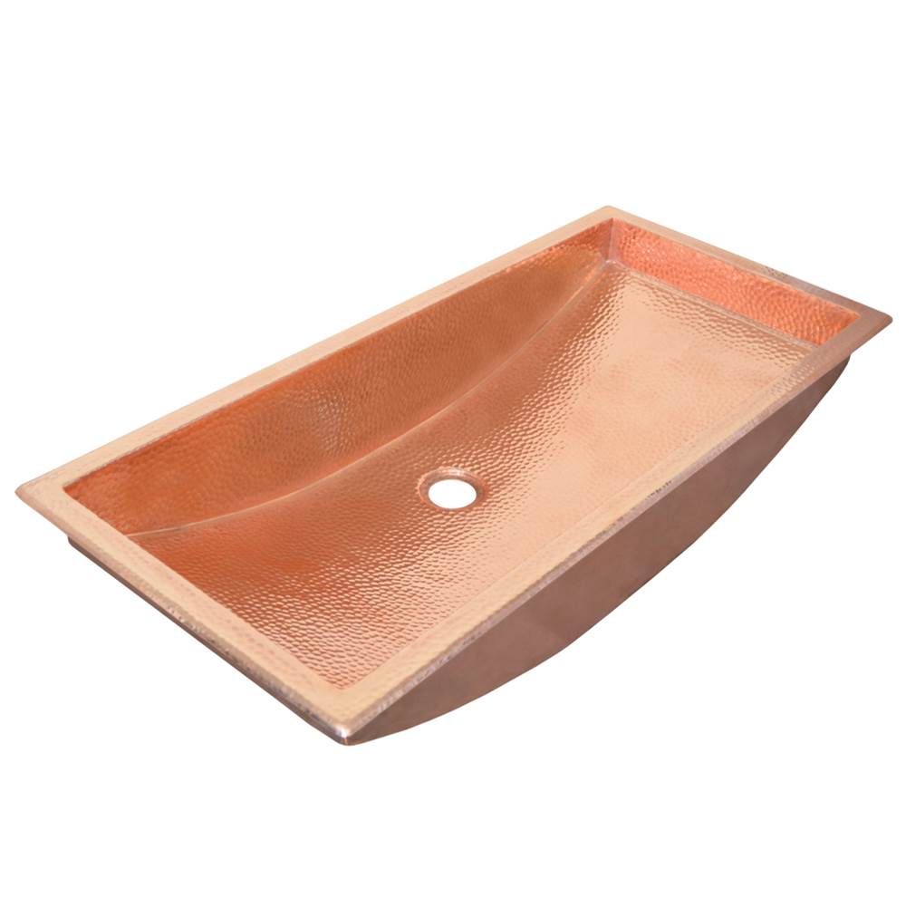 Native Trails Trough 30 Bathroom Sink in Polished Copper