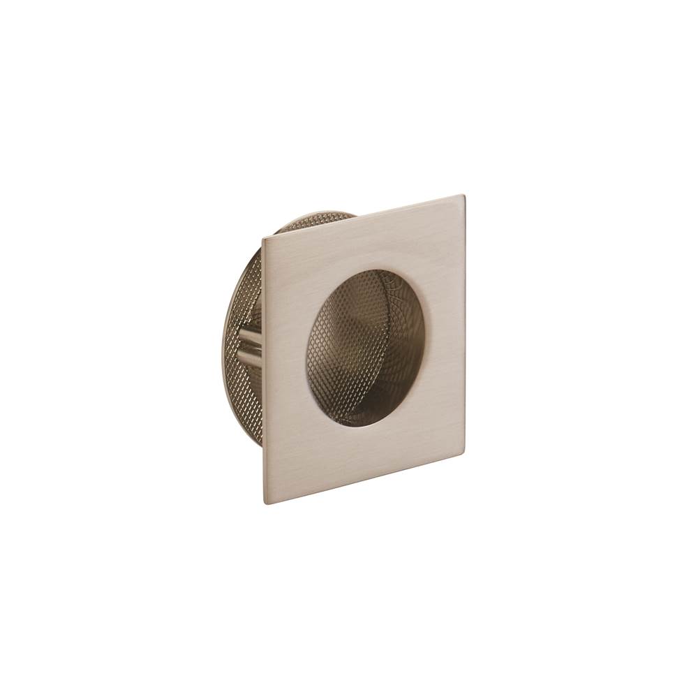 Schaub And Company Urbano, Square Recessed Pull, Brushed Nickel, 3'' Overall