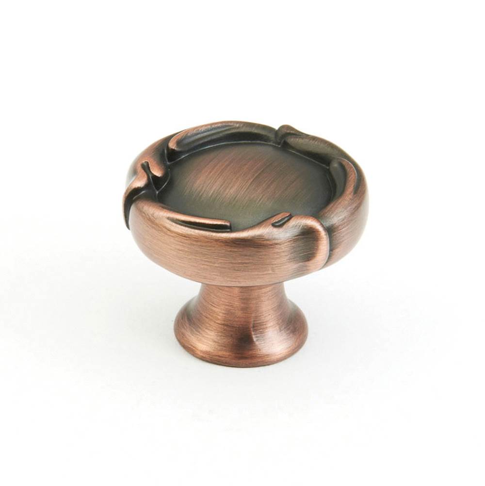 Schaub And Company Knob, Round, Empire Bronze, 1-5/16'' dia
