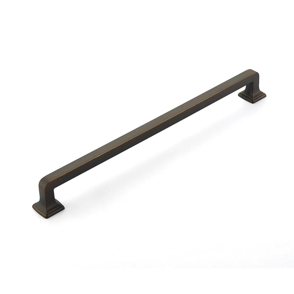 Schaub And Company Concealed Surface, Appliance Pull, Ancient Bronze, 15'' cc