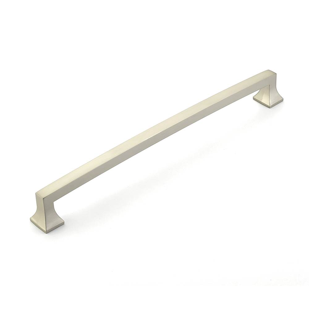 Schaub And Company Concealed Surface, Appliance Pull, Arched, Satin Nickel, 15'' cc