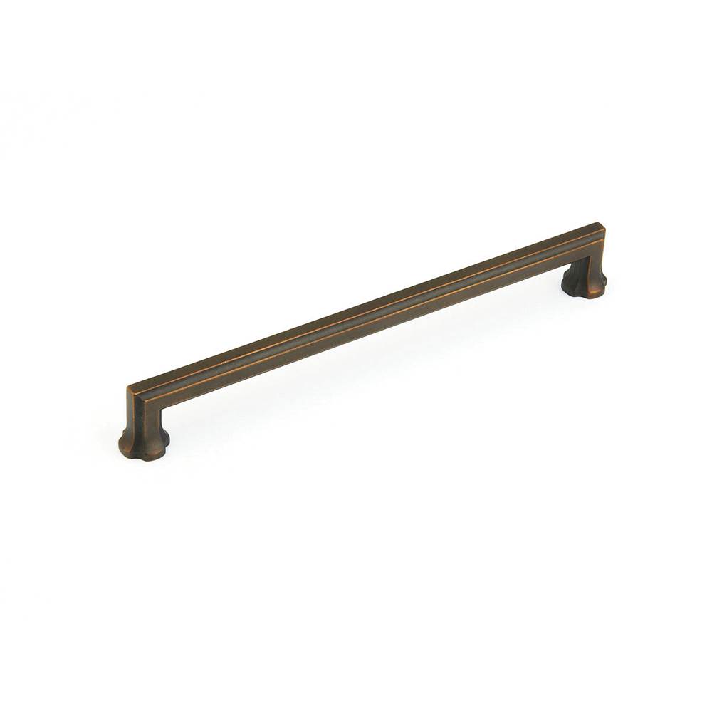 Schaub And Company Concealed Surface, Appliance Pull, Ancient Bronze, 12'' cc