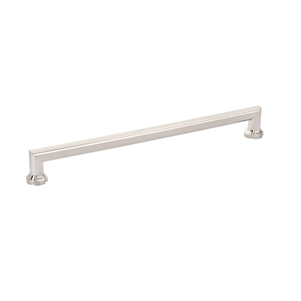 Schaub And Company Concealed Surface, Appliance Pull, Brushed Nickel, 15'' cc