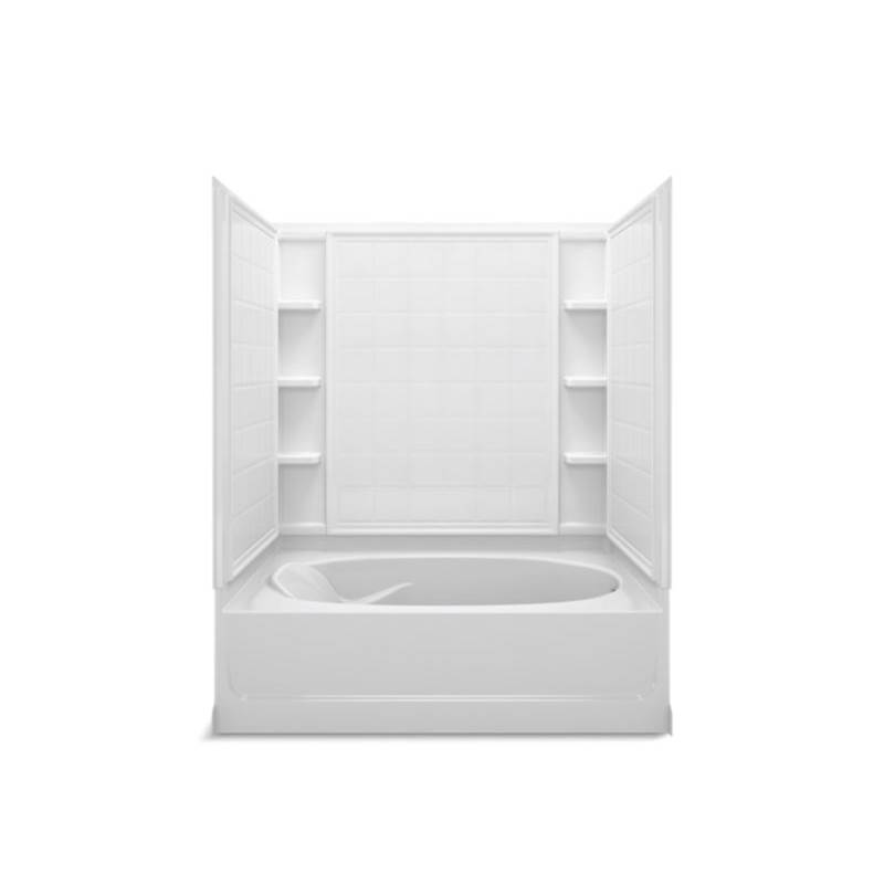 Sterling Plumbing Ensemble™ 60-1/4'' x 42'' bath/shower with right-hand above-floor drain