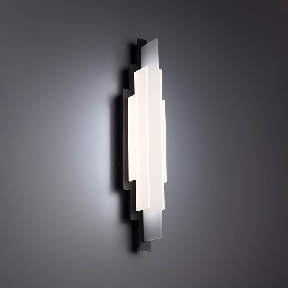 WAC Lighting Nouveau 23'' LED Wall Sconce 3500K in Black
