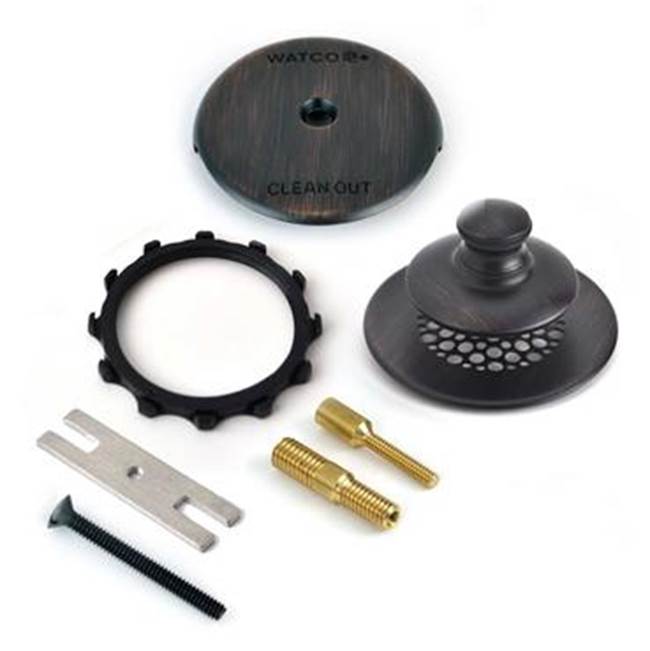Watco Manufacturing Universal Nufit Pp Trim Kit - 3/8-5/16 Adapter Pin Rubbed Bronze Grid Strainer Carded