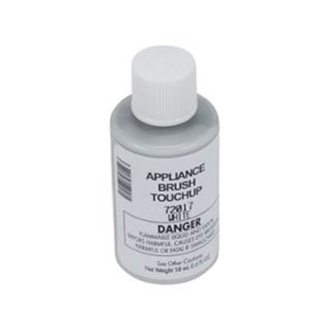 Whirlpool Touch Up Paint: 0.6-Oz Paint Bottle W/Brush, Color Spec-, Color- Acrylic White