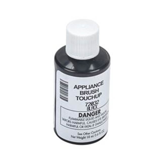 Whirlpool Touch Up Paint: 0.6-Oz Paint Bottle W/Brush, Color Spec-, Color- Acrylic Black