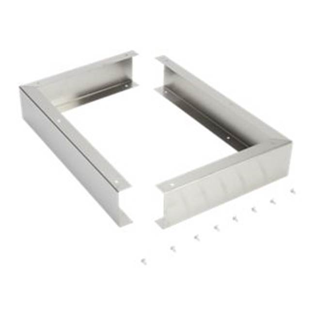 Whirlpool Microwave Hood Filler Kit: Universal, Stainless Steel, 3-In W X 15 3/4- In H X 11-In D For 36-In Openings