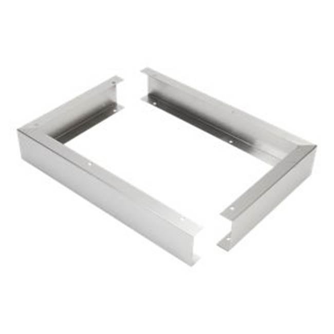 Whirlpool Microwave Hood Filler Kit: Universal, Stainless Steel Metal, 3-In X 17 1/4-In X 11-In