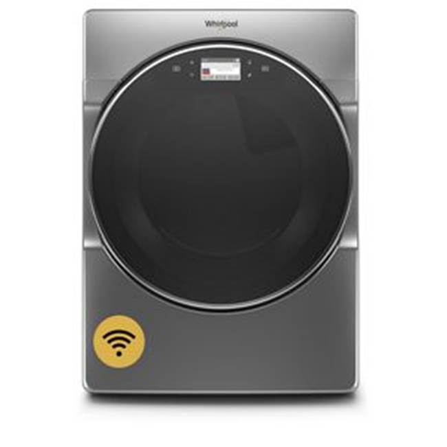 Whirlpool 7.4 Cu. Ft., 13 Cycles, 8 Options, 5 Temperatures, Wifi, Lcd Screen, Steam Refresh, Drum Light, Wrinkle Shield, Stainless Steel Drum