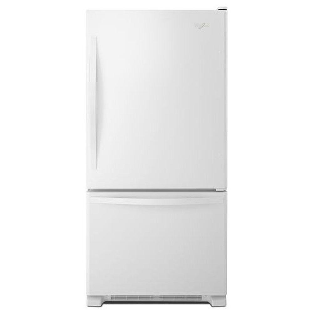 Whirlpool 33-inches wide Bottom-Freezer Refrigerator with SpillGuard™ Glass Shelves - 22 cu. ft
