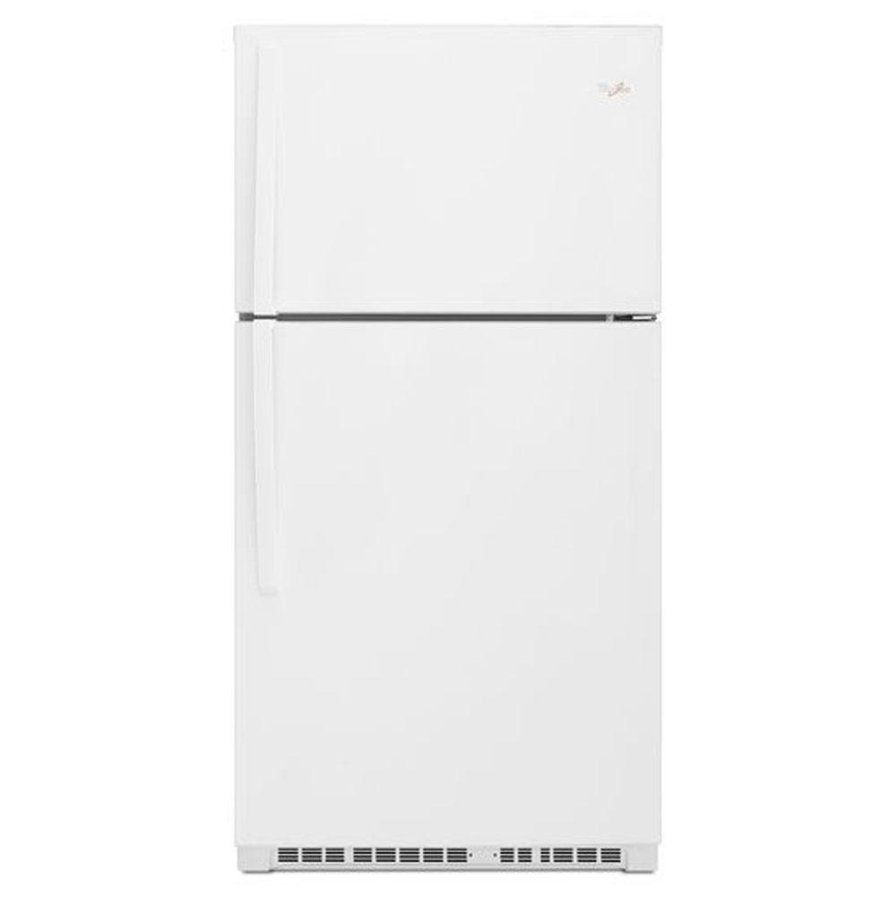 Whirlpool 33-inch Wide Top-Freezer Refrigerator with LED Interior Lighting - 21.3 cu. ft.