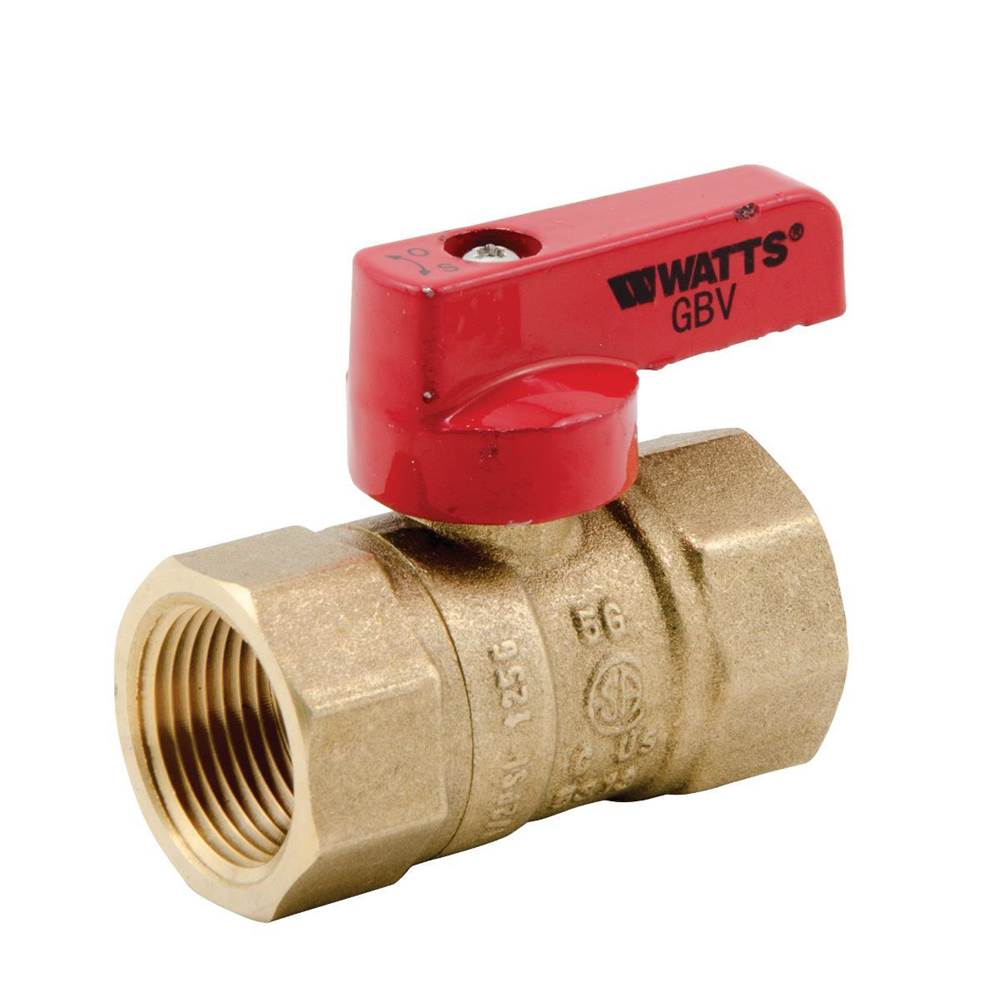Watts 3/4 In 2-Piece Ball Valve For Gas With Npt Female Connections, Tee Handle