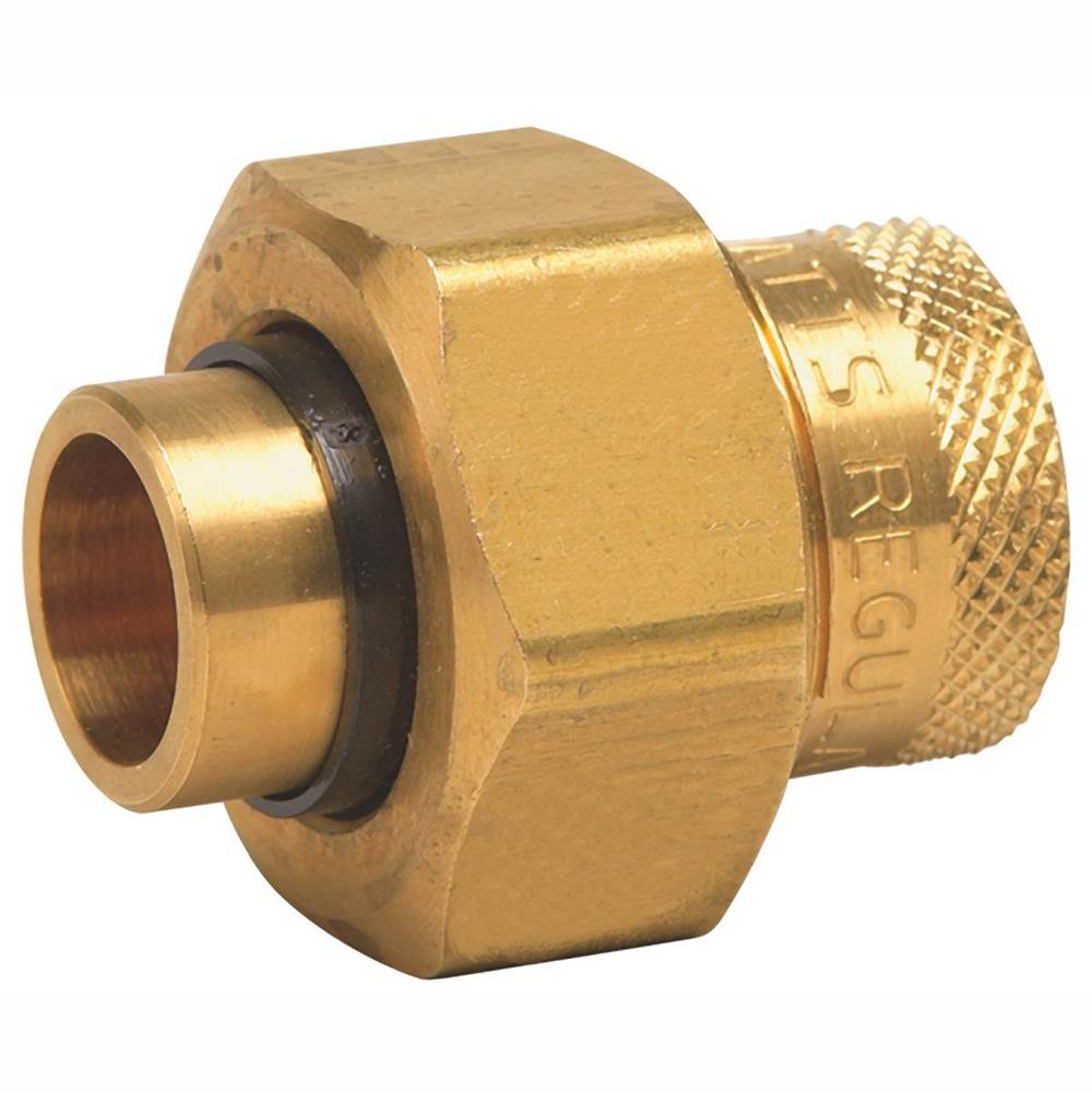 Watts 1 In Lead Free Dielectric Union, Female Brass Pipe Thread To Female Solder Connection