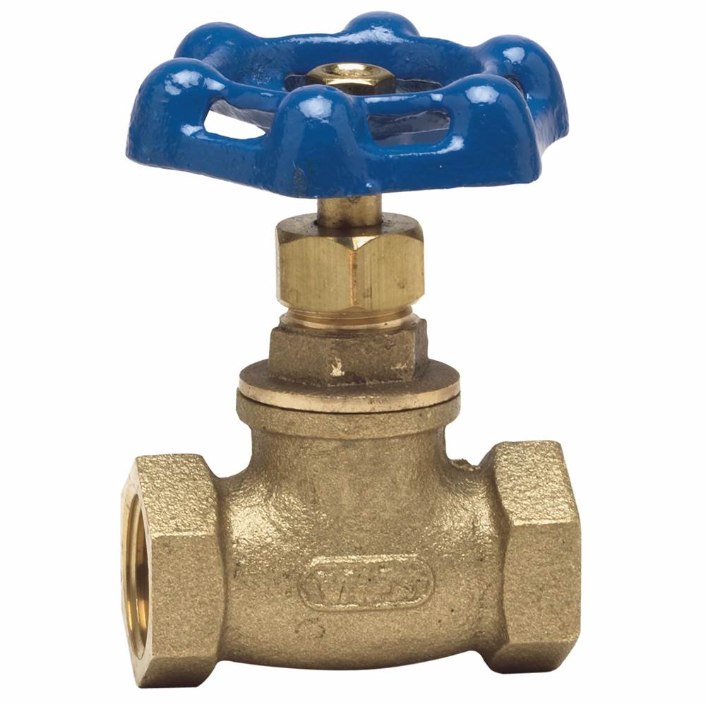 Watts 1/2 In Lead Free Stop Valve, Npt Female Connections