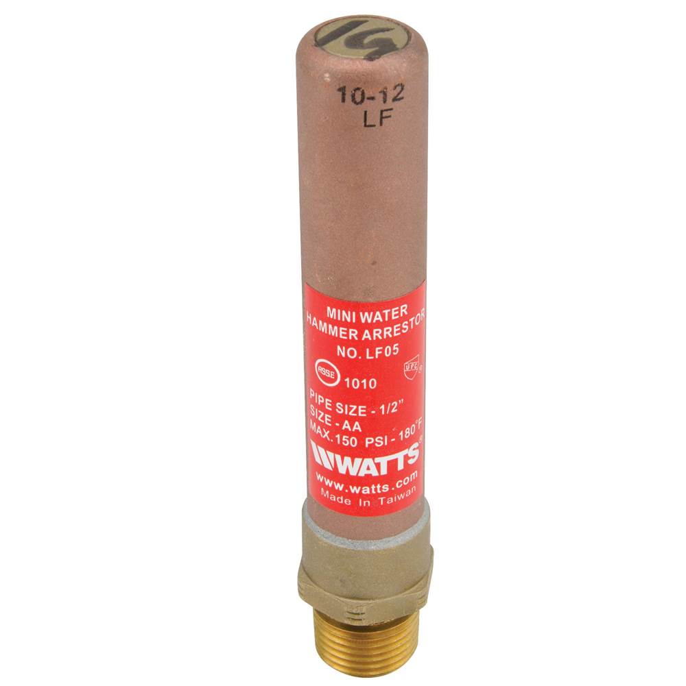 Watts 1/2 In Lead Free Mini Water Hammer Arrestor With Npt Threaded End Connection